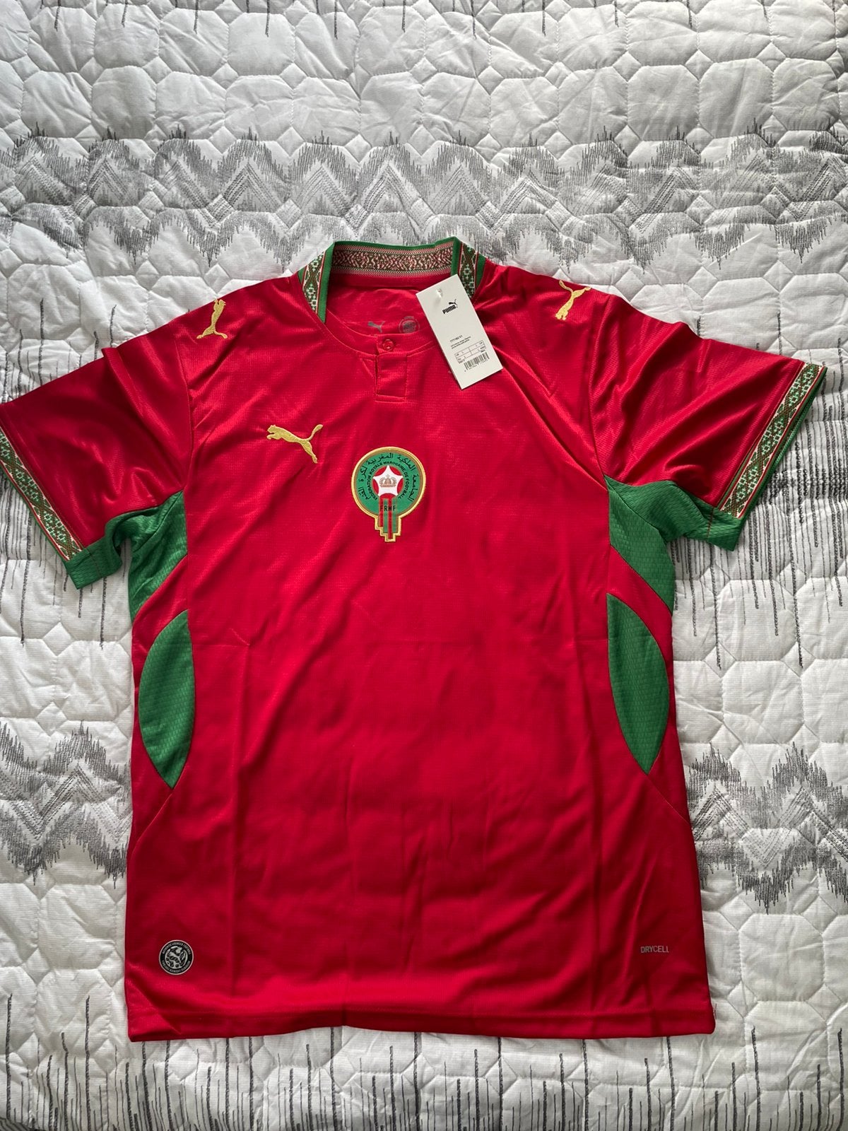 Marokko thuis wk 2026 shirt Maat L, Kleding | Heren, Maat 52/54 (L), Nieuw, Ophalen of Verzenden, Voetbal