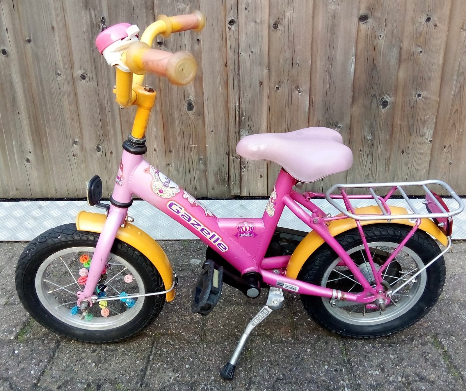 Mooi kinderfietsje 12 inch, Ophalen, Gebruikt, Minder dan 16 inch