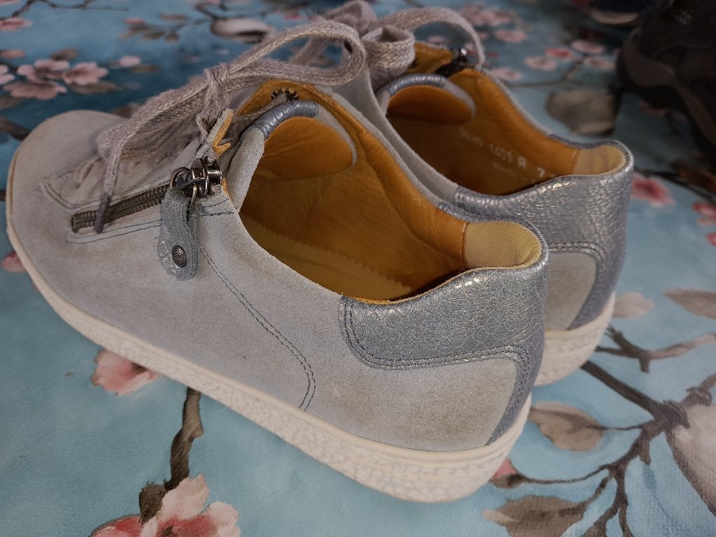 Schoenen Hartjes lichtblauw maat 7 wijdte H, Kleding | Dames, Schoenen, Blauw, Overige typen, Ophalen of Verzenden, Zo goed als nieuw