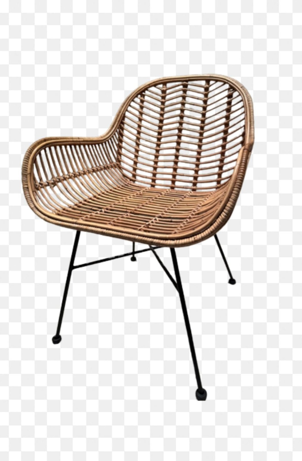 4x Mooie rotan/rieten kuipstoelen izgs, Huis en Inrichting, Stoelen, Ophalen, Zo goed als nieuw, Bruin, Vier