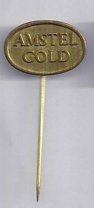 P106 speldje amstel gold bier, Verzamelen, Speldjes, Pins en Buttons, Ophalen of Verzenden, Gebruikt, Speldje of Pin