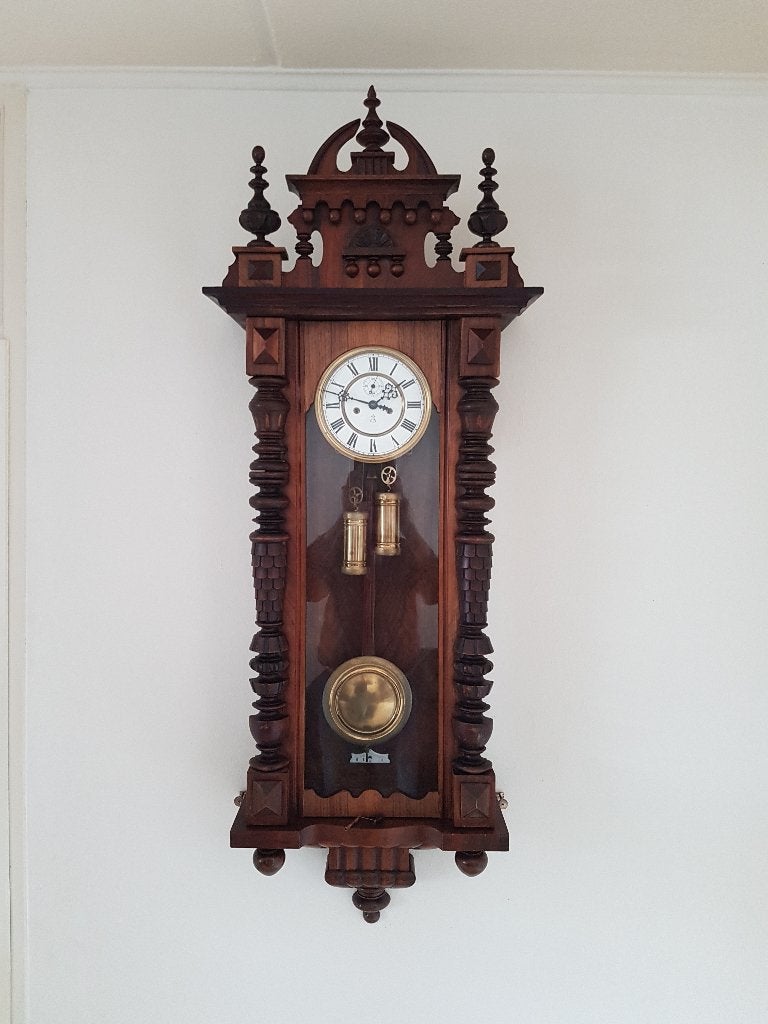 prachtige gustav becker, Antiek en Kunst, Antiek | Klokken, Ophalen