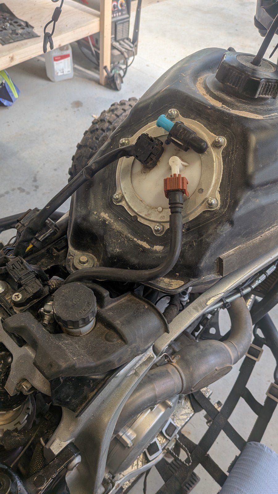 GEZOCHT: brandstof slang leiding yamaha yfz450r yfz 450 quad, Ophalen of Verzenden