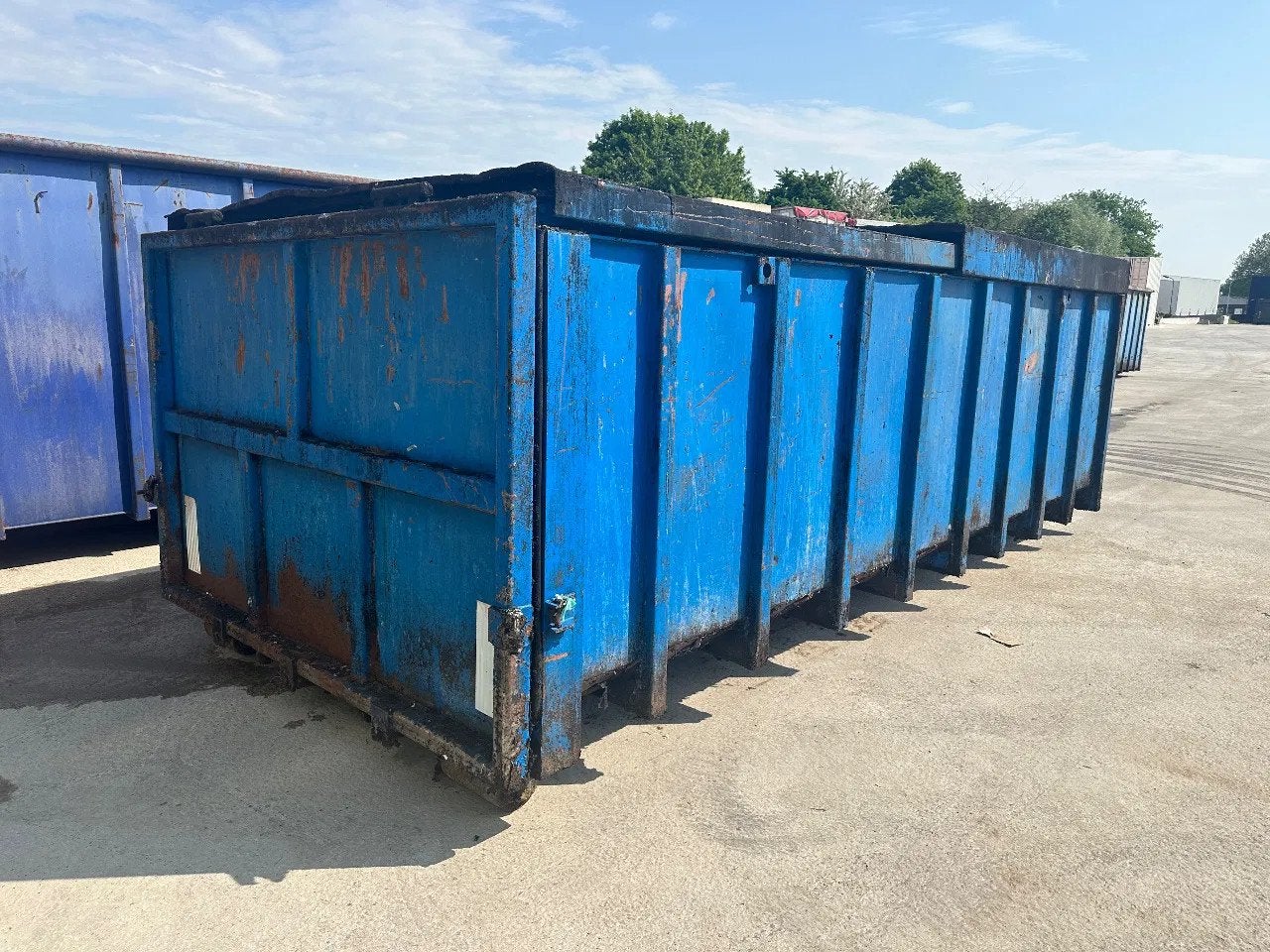 ALL-IN Containers 21 m3 met schuif deksels (bj 2005)