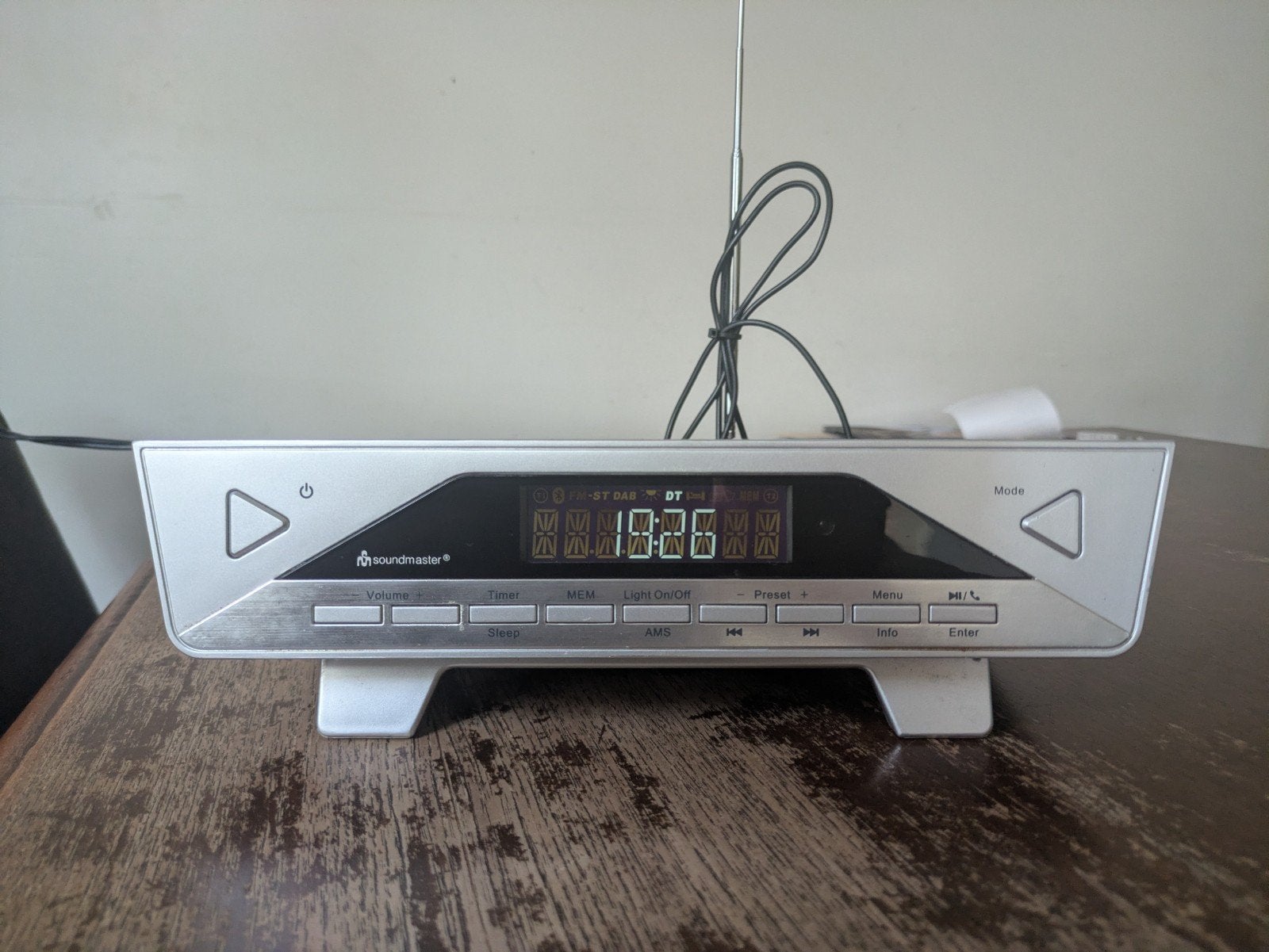 Soundmaster UR2040SI DAB+/FM keukenradio en Bluetooth, Ophalen of Verzenden, Zo goed als nieuw
