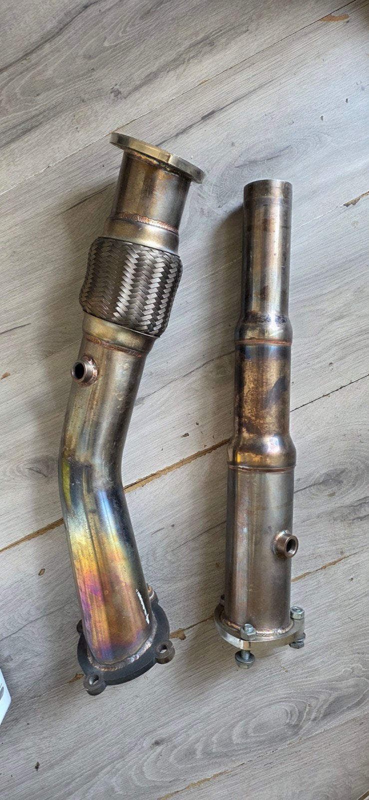 downpipe rvs 3inch leon 1m golf 4 audi 8l, Ophalen of Verzenden, Audi