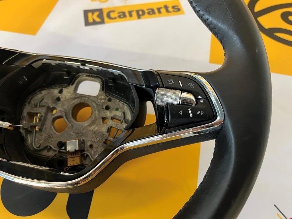Stuur Lederen MF stuurwiel met Skoda kodiaq, Info@fabrikant.eu, Fabrikantstraat 1
1000 AA  Amsterdam, NL, Ophalen of Verzenden