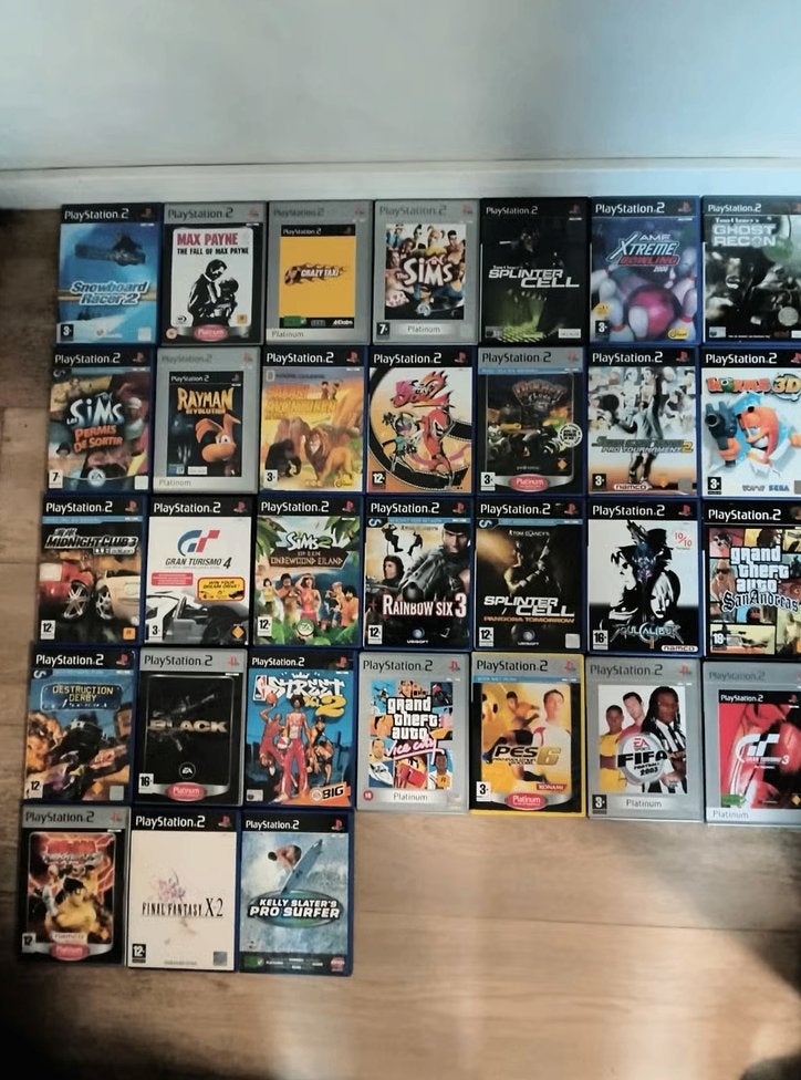 Diverse PlayStation 2 games. Ps2