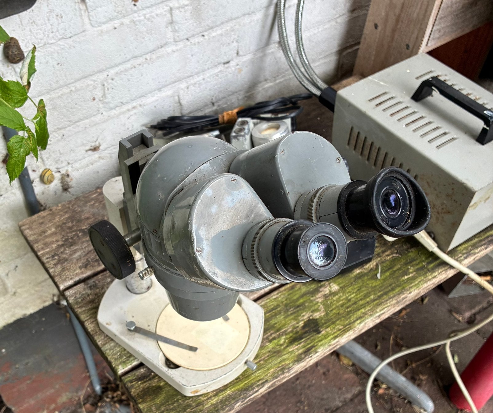 Vintage Olympus microscoop japans+ 2 lenzen, Audio, Tv en Foto, Optische apparatuur | Microscopen, Ophalen, Zo goed als nieuw
