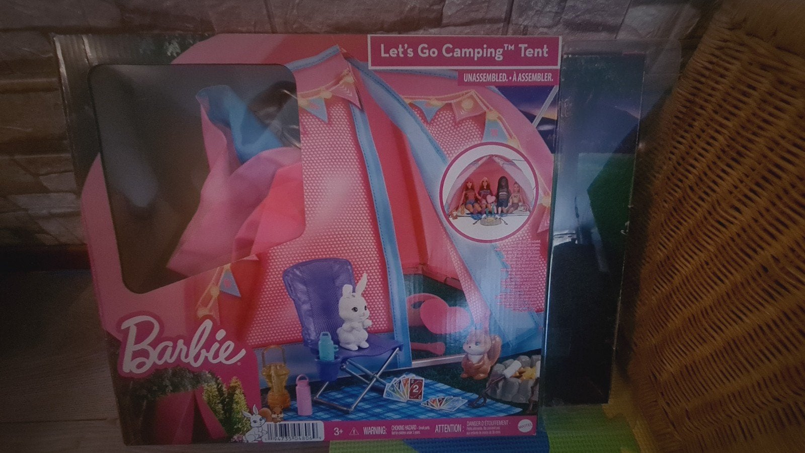 Barbie camping, Ophalen, Zo goed als nieuw, Kleertjes