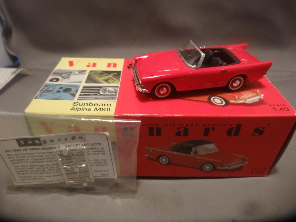 Vanguards Sunbeam Alpine MKII  1:43 nieuw in doos, Ophalen of Verzenden, Nieuw, Auto, Vanguards