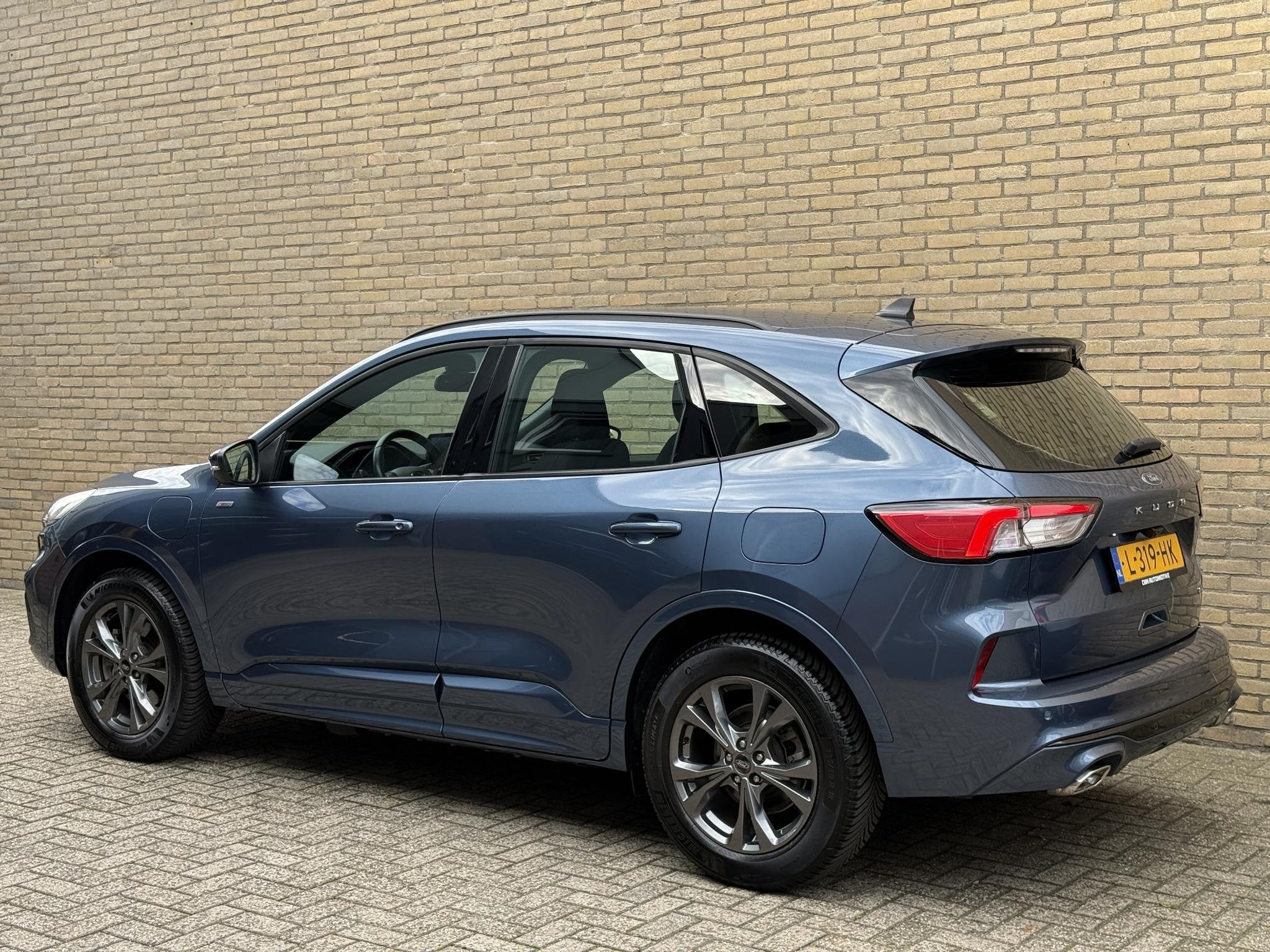 Ford Kuga 2.5 PHEV ST-Line 225pk | Navigatie | Apple CarPlay, Auto's, Gebruikt, Euro 6, 4 cilinders, Blauw