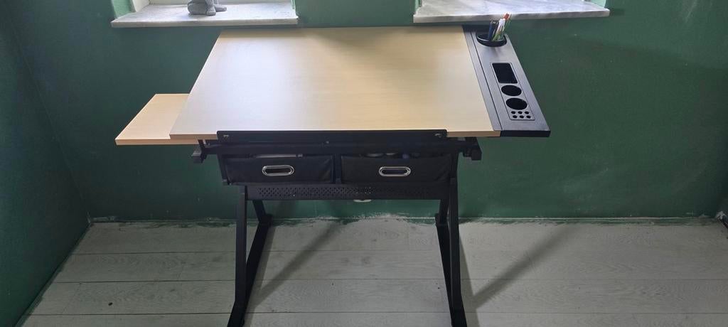Tekentafel verstelbaar, Ophalen, Zo goed als nieuw, Minder dan 130 cm