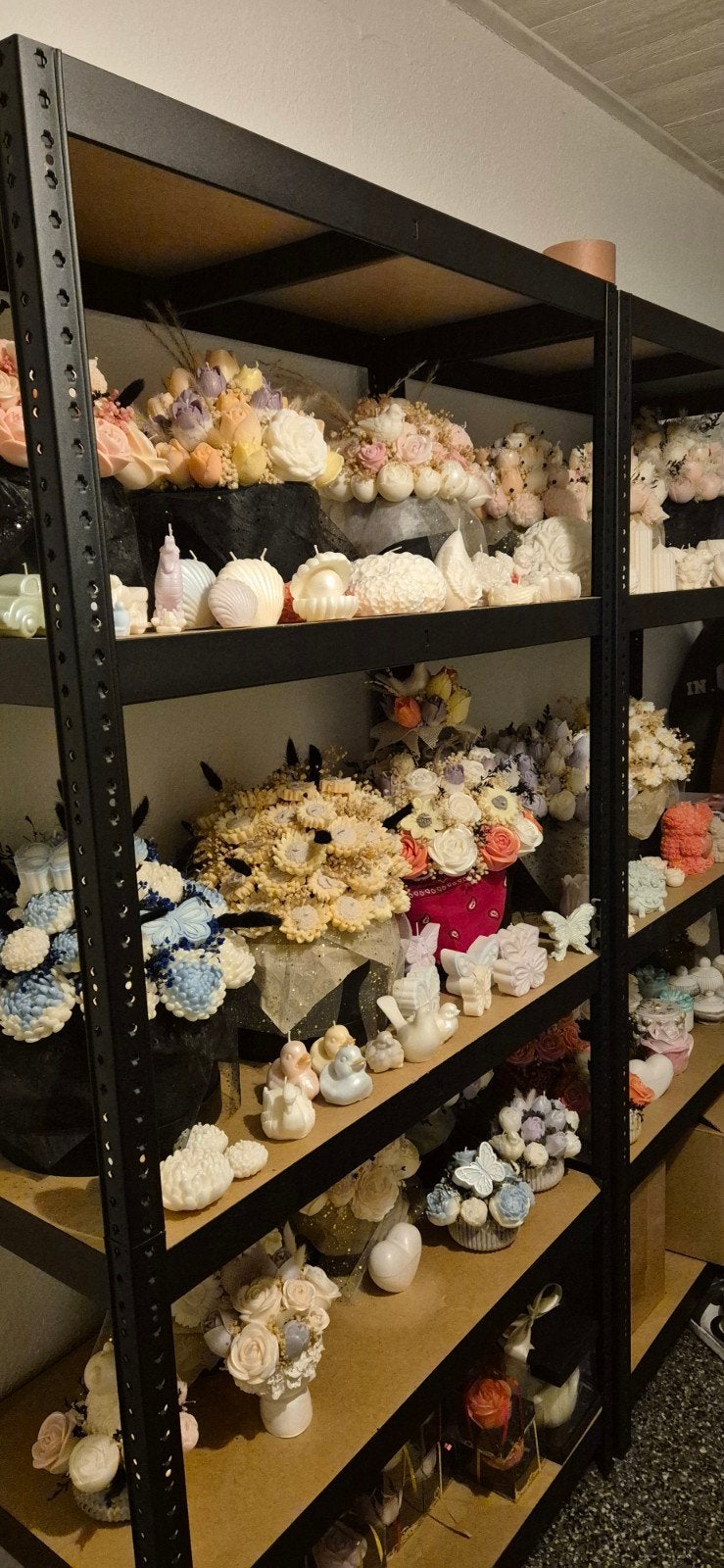 Diverse Kaarsen, kaarsboeket, cadeau, boeket, gift, Meerkleurig, Ophalen of Verzenden, Kaars, Was