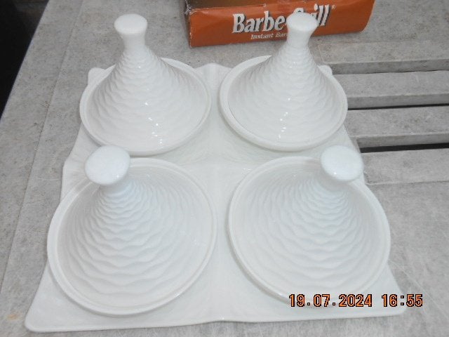 tajine schaaltjes/damast servetten/2 vacuum opbergzakken, Ophalen of Verzenden, Nieuw
