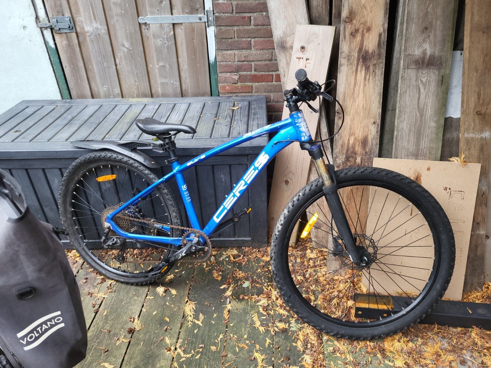 27,5" Ceres fiets,lekke band en defecte rem, Ophalen, Gebruikt, Schijfrem, Overige merken