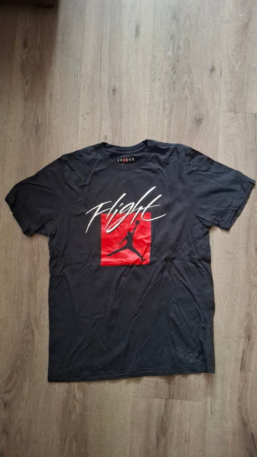 Nike Jordan Flight Basketbal T-shirt, Ophalen, Maat 52/54 (L), Nike Jordan, Zwart