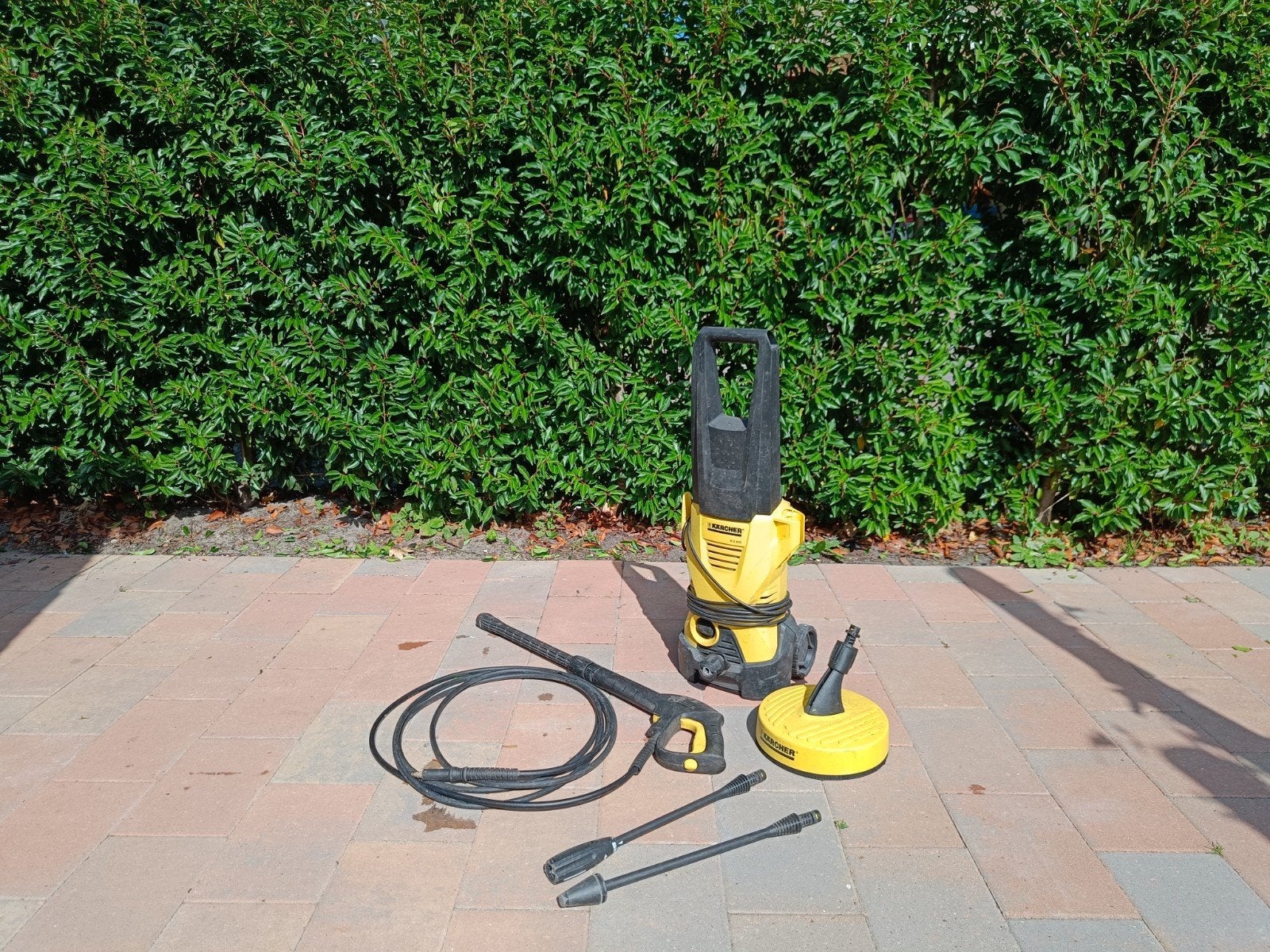 Kärcher K2 Garden hogedrukreiniger met terrasreiniger, Ophalen, Gebruikt, Elektrisch, Kärcher