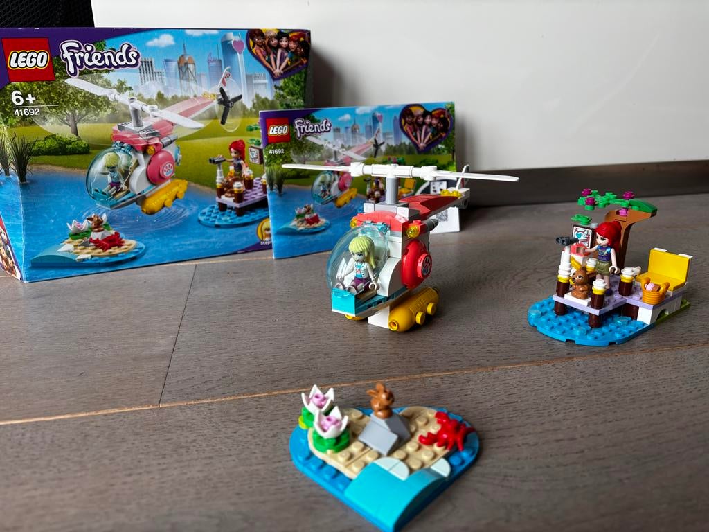 LEGO Friends 41692 Dierenreddingshelikopter, Lego, Friends, Ophalen of Verzenden, Zo goed als nieuw