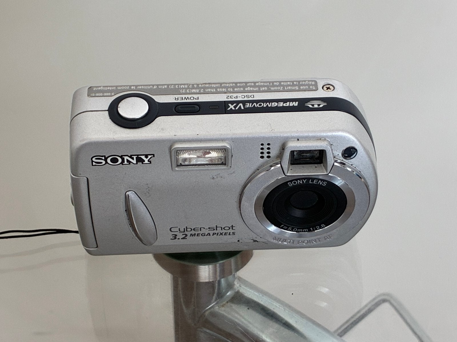Sony Cyber-shot DSC-P32 Compactcamera - 3.2 Megapixels, Gebruikt, Geheugenkaart, Compactcamera, Sony