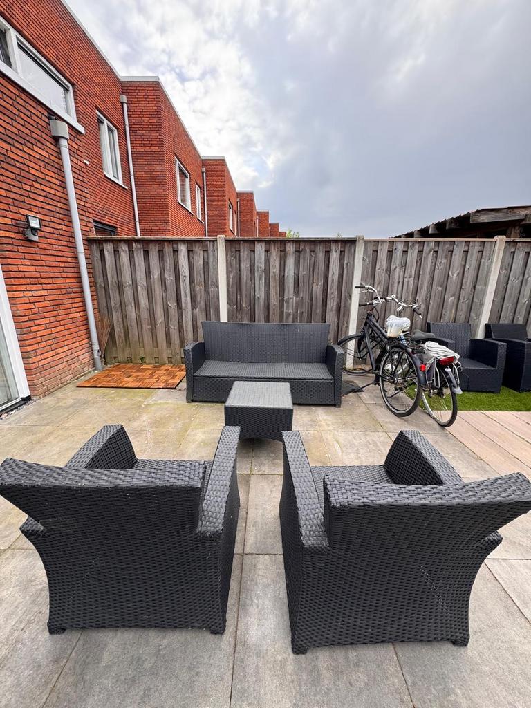 Loungeset, Tuin en Terras, Ophalen, Zo goed als nieuw, Wicker, Bank