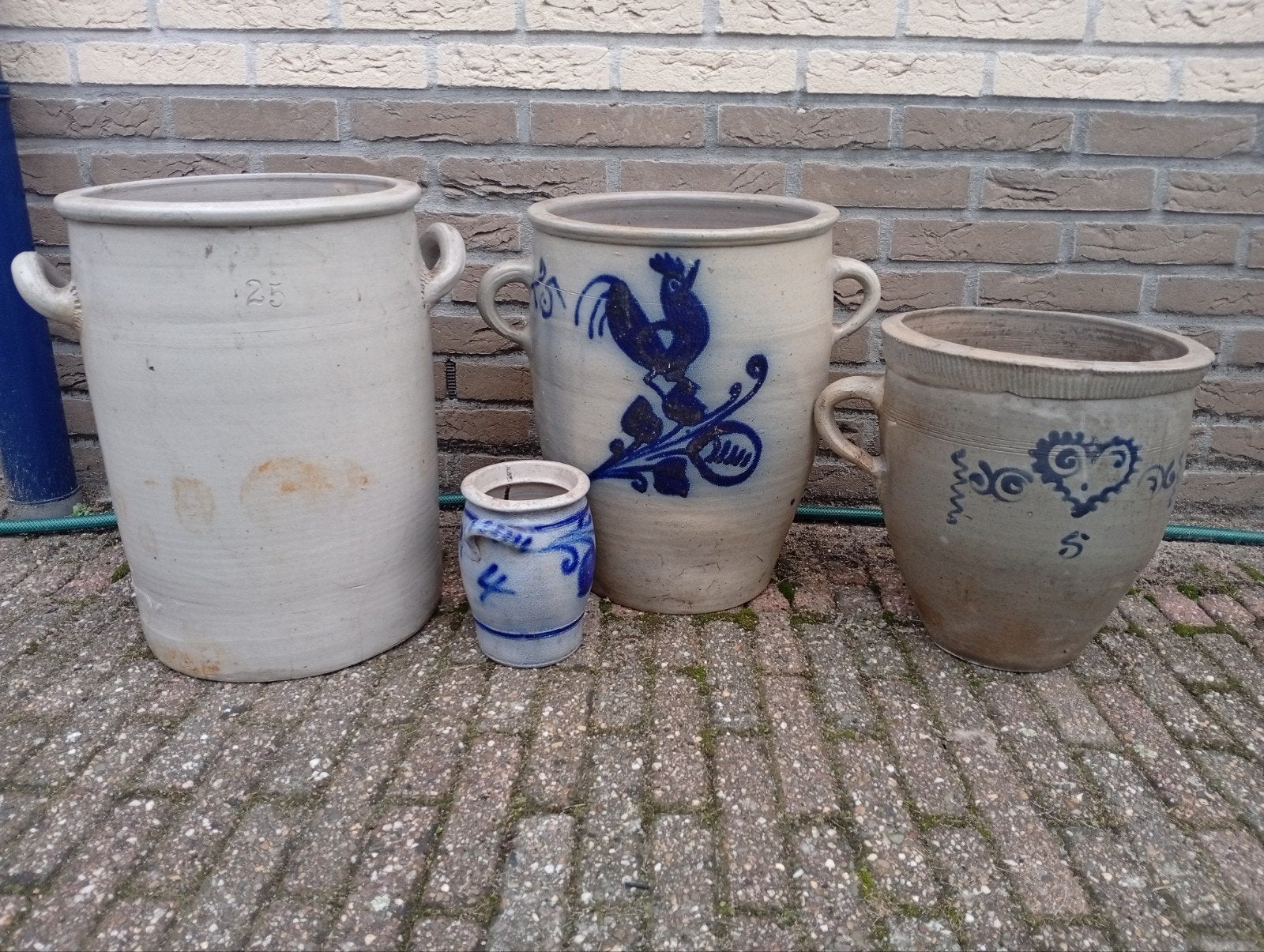 Keulse potten, Ophalen, Rond, Aardewerk, Minder dan 40 cm