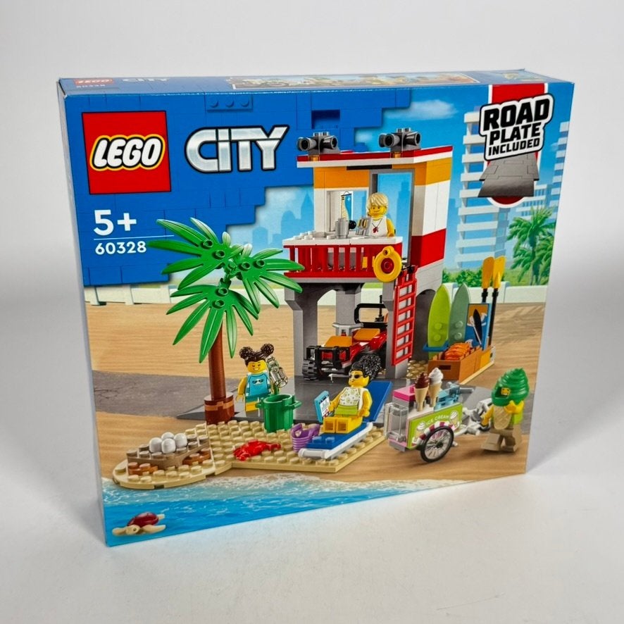 LEGO City 60328 Strandwachtpost – Nieuw, City, Lego, Nieuw, Ophalen of Verzenden