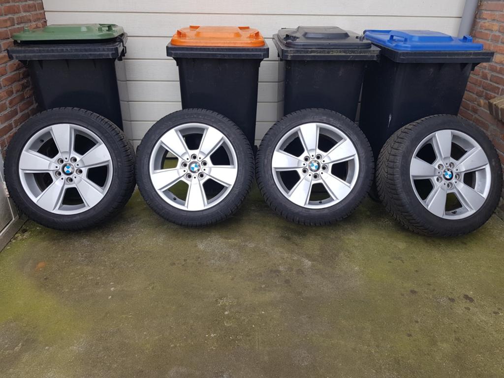 Bmw x3 e83 winter velgen banden set, Auto-onderdelen, Banden en Velgen, Ophalen, 18 inch, Banden en Velgen, Winterbanden