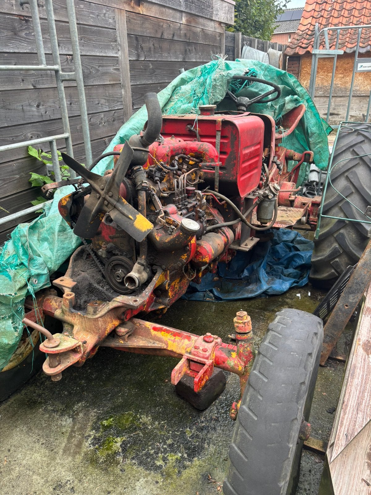 Mc cormick d432 opknapper, Ophalen