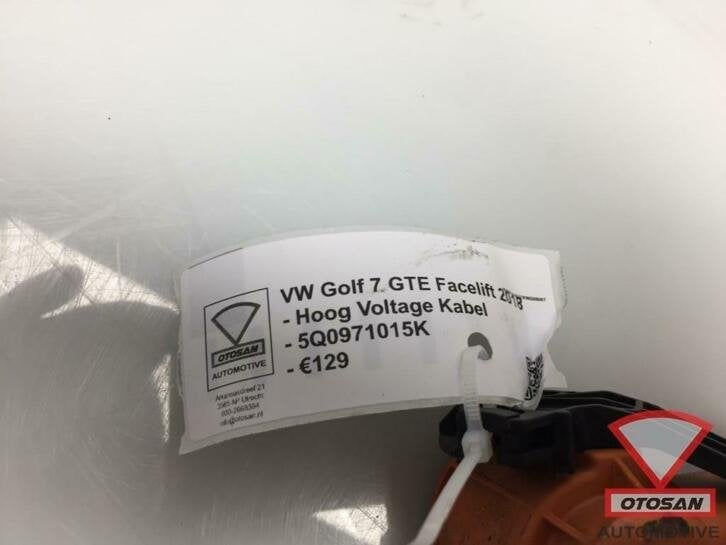 vw golf 7 gte facelift hoog voltage kabel 5q0971015k, Gebruikt, Volkswagen, Volkswagen AG, Berliner Ring 2
38440  Wolfsburg, DE
