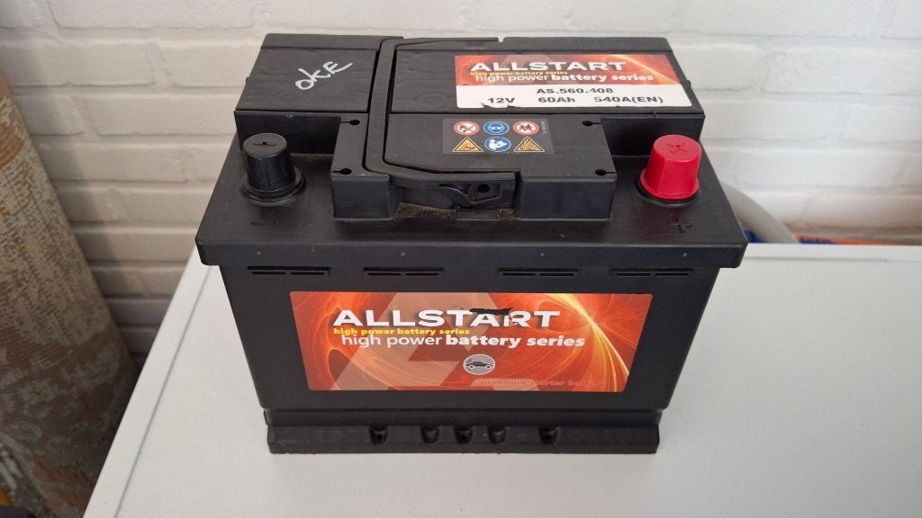Accu Allstart 12 Volt 60 AH 540A/EN, Ophalen, Gebruikt, Peugeot