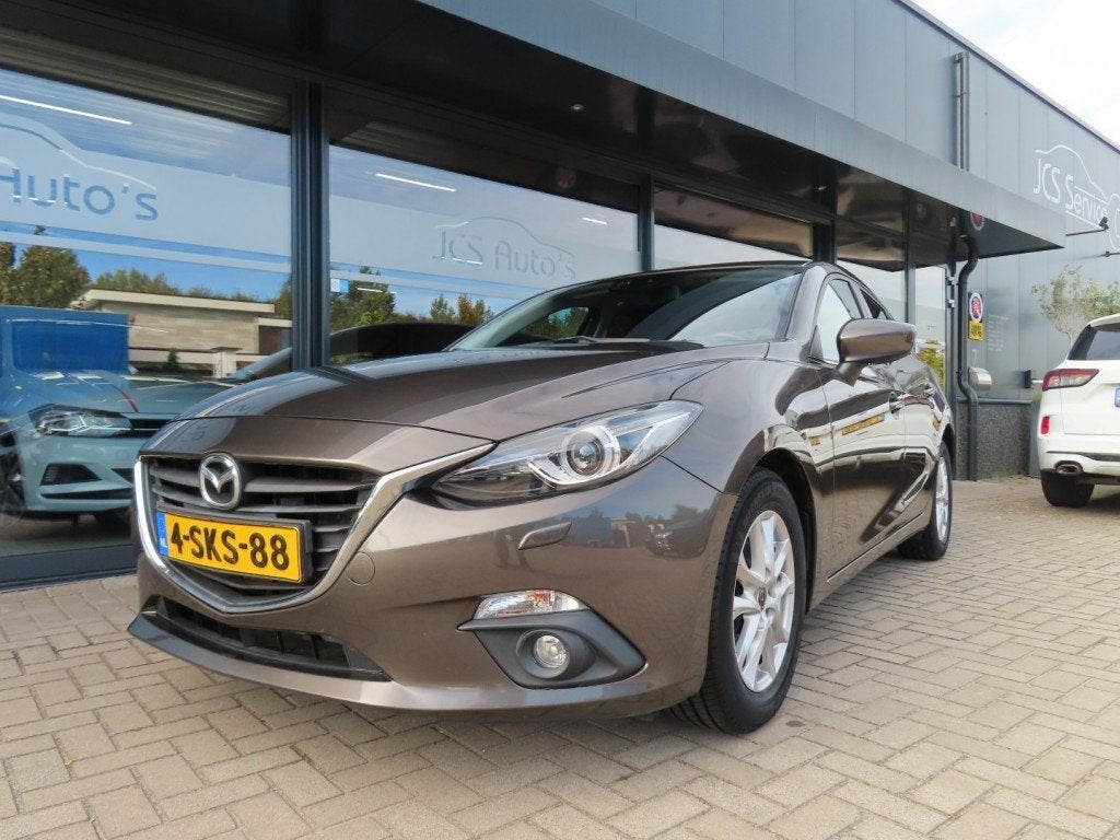 Mazda 3 2.0 TS+ Ecc Cruise Navi Pdc 2013, Gebruikt, 4 cilinders, Bruin, Bedrijf