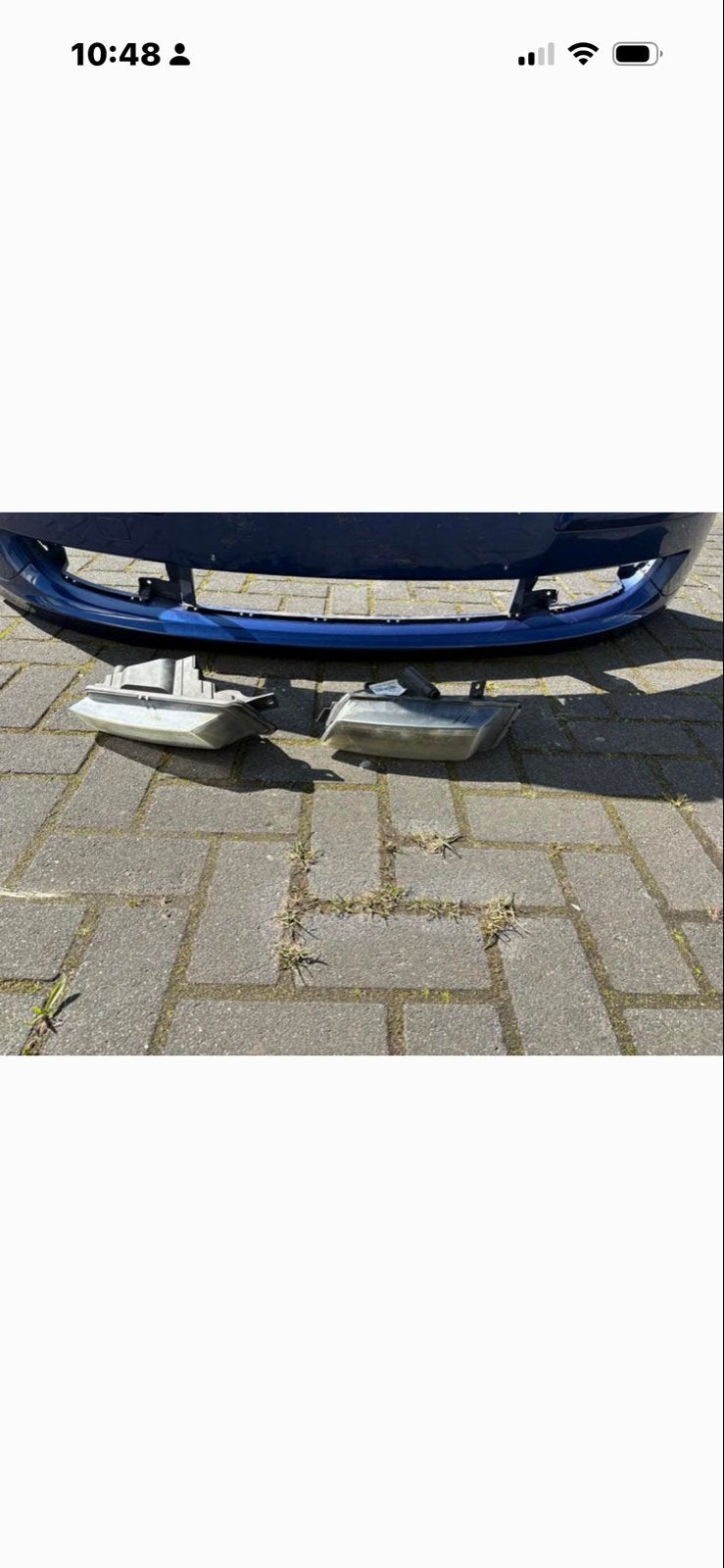 BMW 1 Serie E87 Voorbumper met mistlampen en grill, Ophalen, Gebruikt, BMW
