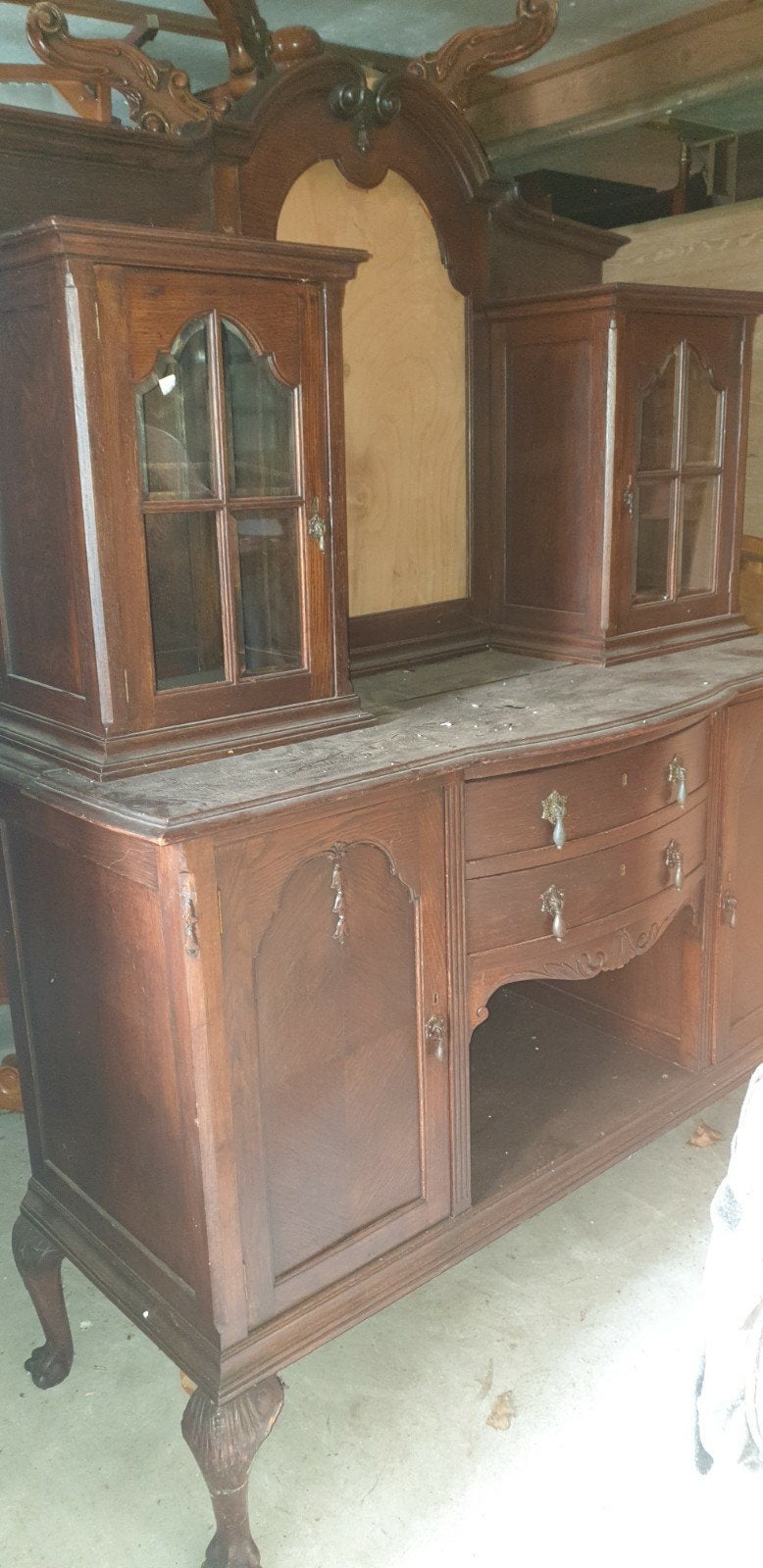 Buffetkast OPKNAPPER - MAGAZIJN OPRUIMING, Ophalen, Gebruikt, 100 tot 150 cm, Klassiek, Antiek