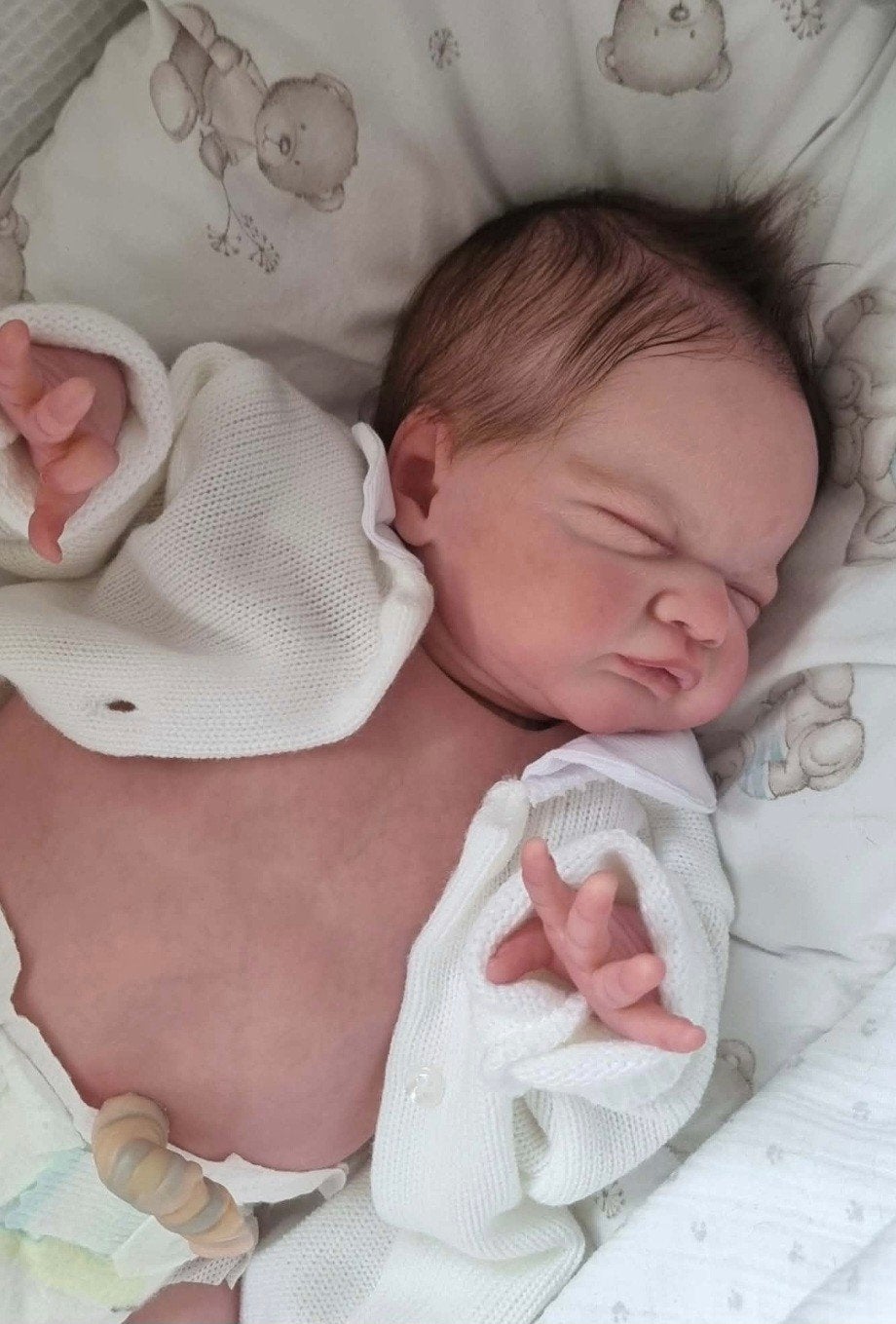 reborn gracie met certificaten, Verzamelen, Poppen, Ophalen of Verzenden, Zo goed als nieuw, Pop, Levensecht of Reborn