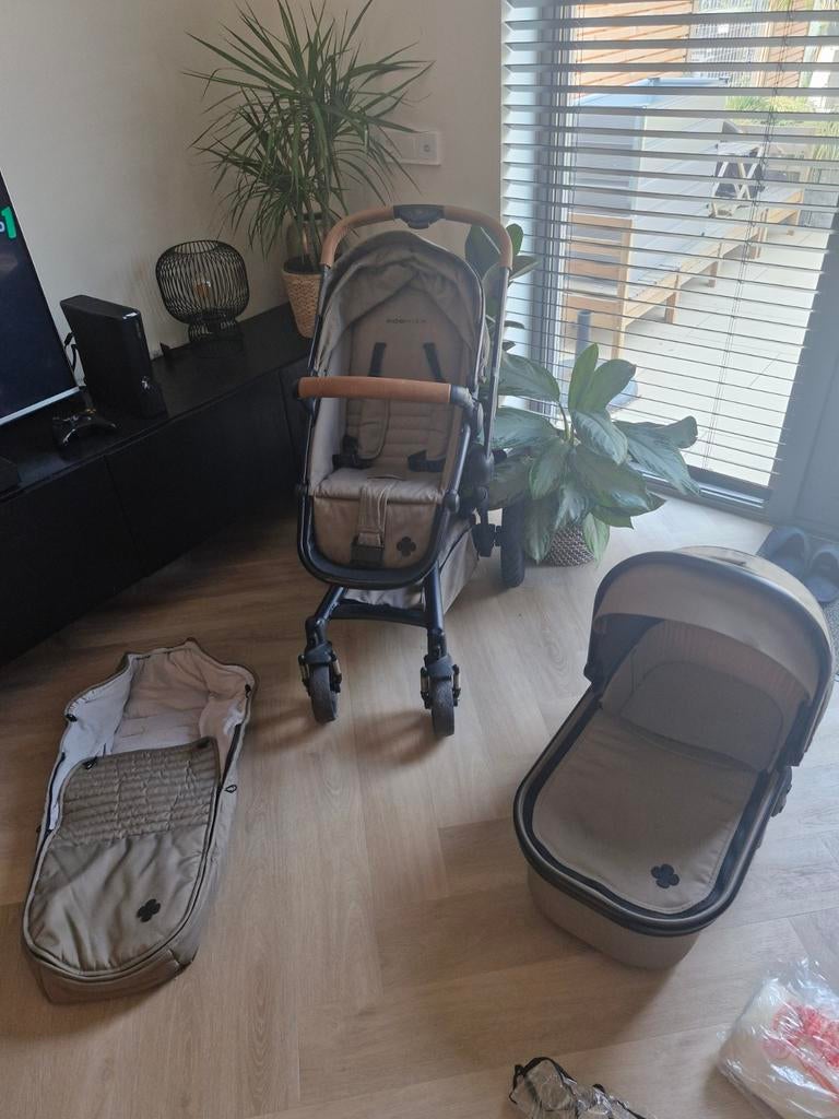 Complete kinderwagen en reiswieg. Kidsriver., Ophalen, Gebruikt, Overige merken, Met reiswieg