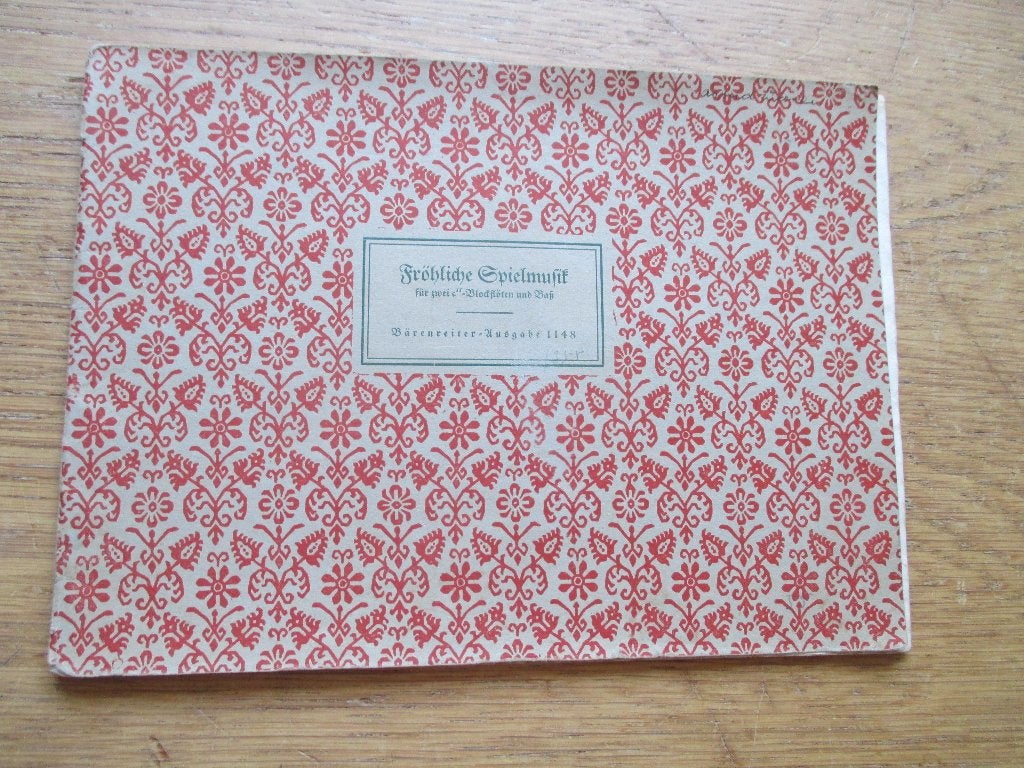 FRÖHLISCHE SPIELMUZIK/ VROLIJKE SPEELMUZIEK -  2 X BLOKFLUIT, Gebruikt, Ophalen of Verzenden, Blokfluit, Artiest of Componist