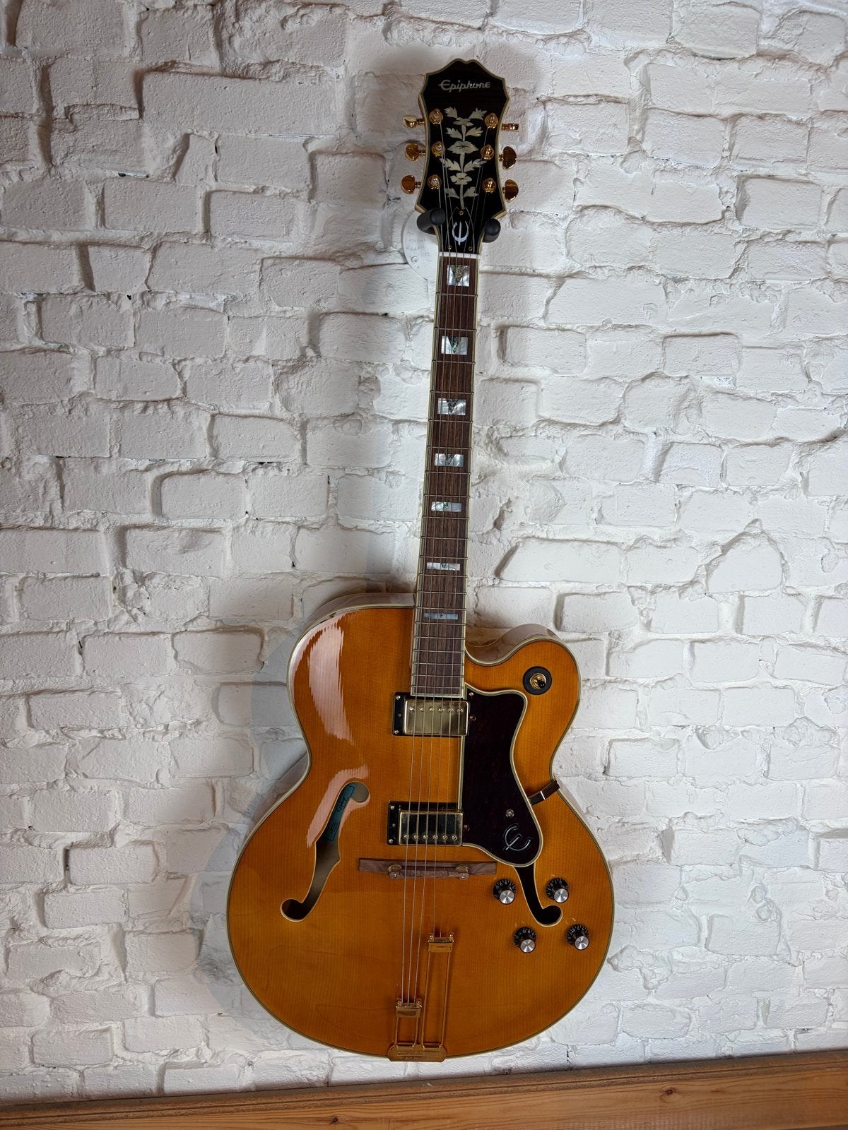 Epiphone Broadway Hollow Body gitaar - Zo goed als nieuw, Epi, Hollow body, Epiphone, Ophalen of Verzenden