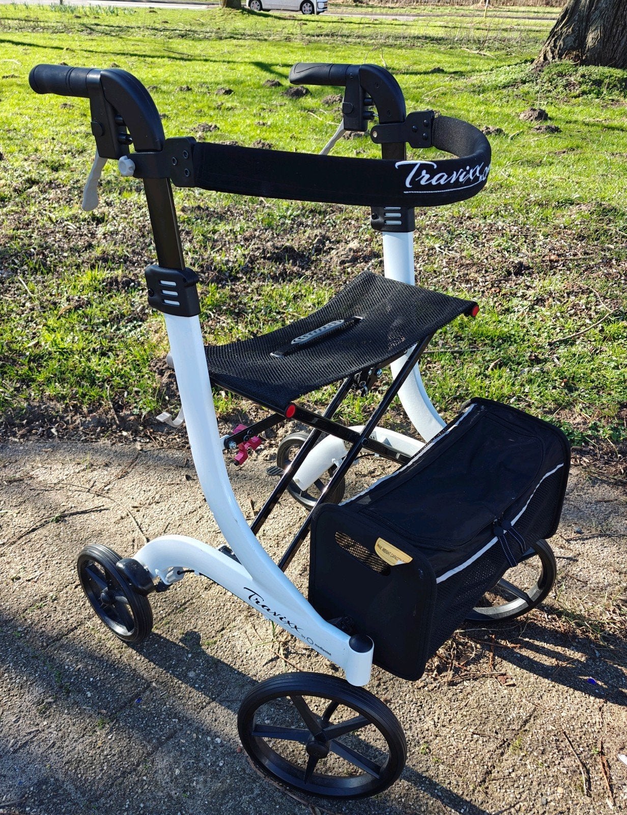Nette Travixx Classic lichtgewicht rollator, Ophalen of Verzenden, Opvouwbaar, Zo goed als nieuw