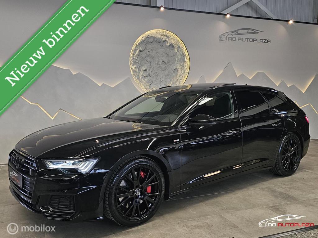 Audi A6 Avant 55 TFSI e quattro 3x S-line Competition Panora, Auto's, Automaat, Zwart, 4 cilinders, Zwart