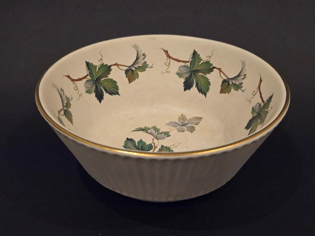 Vintage schaal Flora Gouda – handbeschilderd – jaren 50, Ophalen of Verzenden