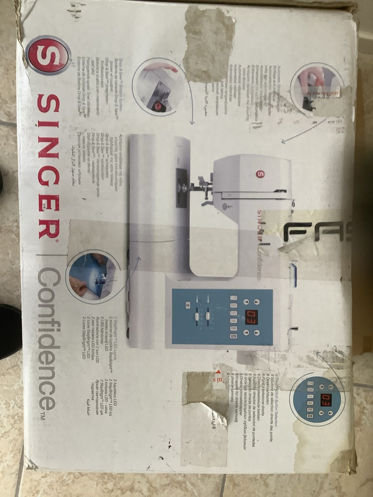 Singer Confidence 7465 Naaimachine, Ophalen, Gebruikt, Naaimachine, Singer