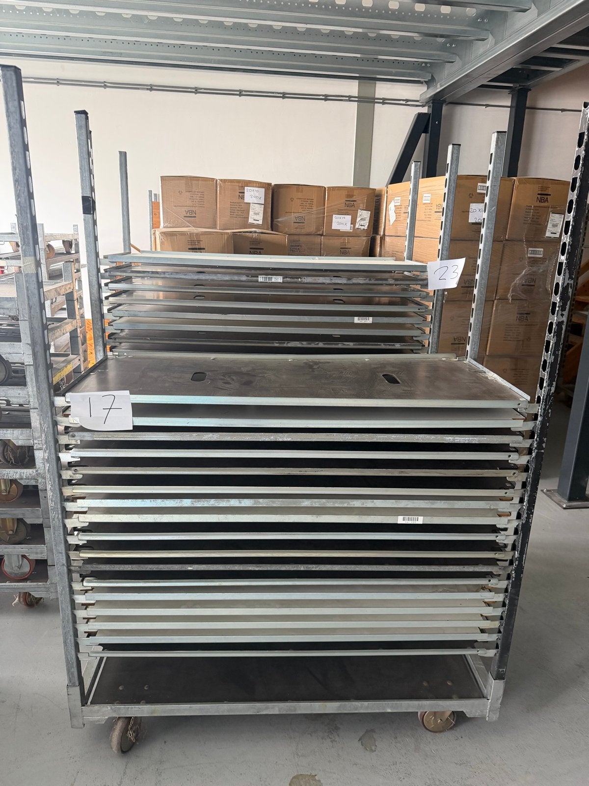 20 Deense transportkarren met 40 platen, 100 liter of meer, Ophalen, Gebruikt, Transportkar