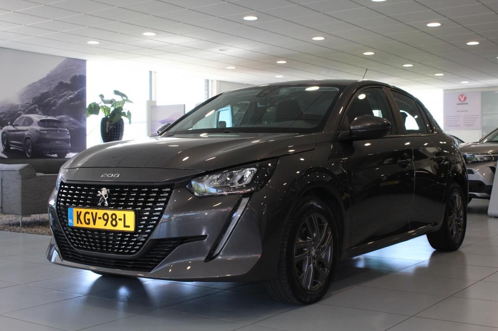 Peugeot 208 1.2 PT Allure Pack/CARPLAY/PDC/NAVIGATIE, Stof, Gebruikt, Zwart, 1199 cc