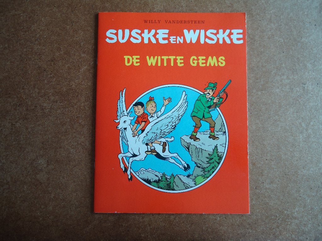 (2) SUSKE en WISKE: DE WITTE GEMS, Eén stripboek, Verzenden, Zo goed als nieuw, Willy Vandersteen