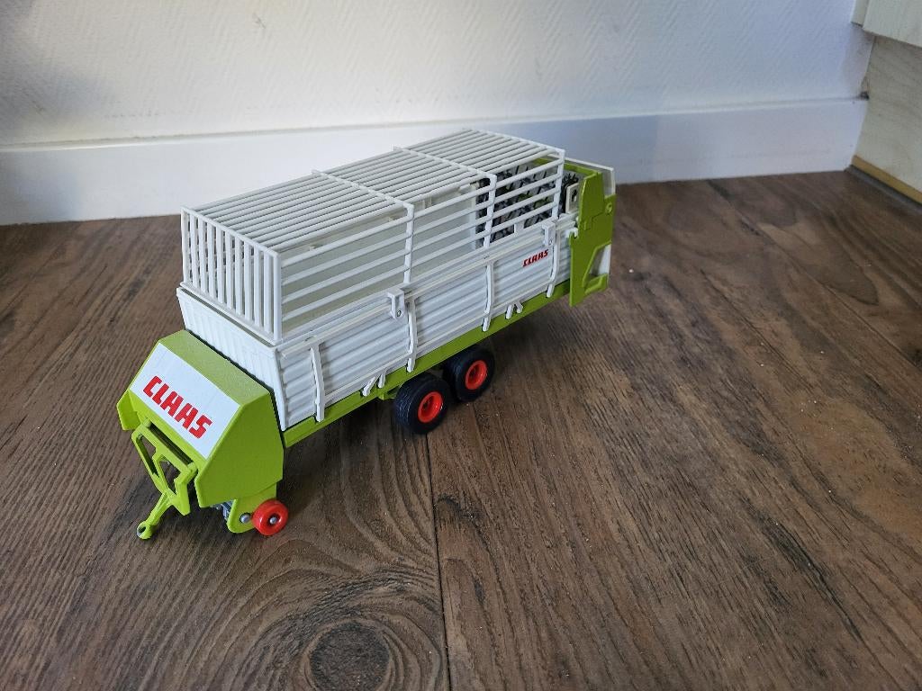Siku 3454 Claas Opraapwagen 1:32, Hobby en Vrije tijd, Modelauto's | 1:32, Ophalen of Verzenden, Zo goed als nieuw, Tractor of Landbouw