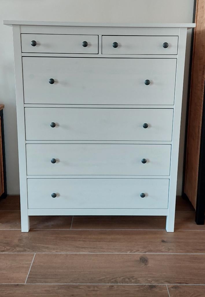 Ikea HEMNES ladekast met 6 lades, Huis en Inrichting, Kasten | Ladekasten, Ophalen, 100 tot 150 cm, 5 laden of meer, Zo goed als nieuw