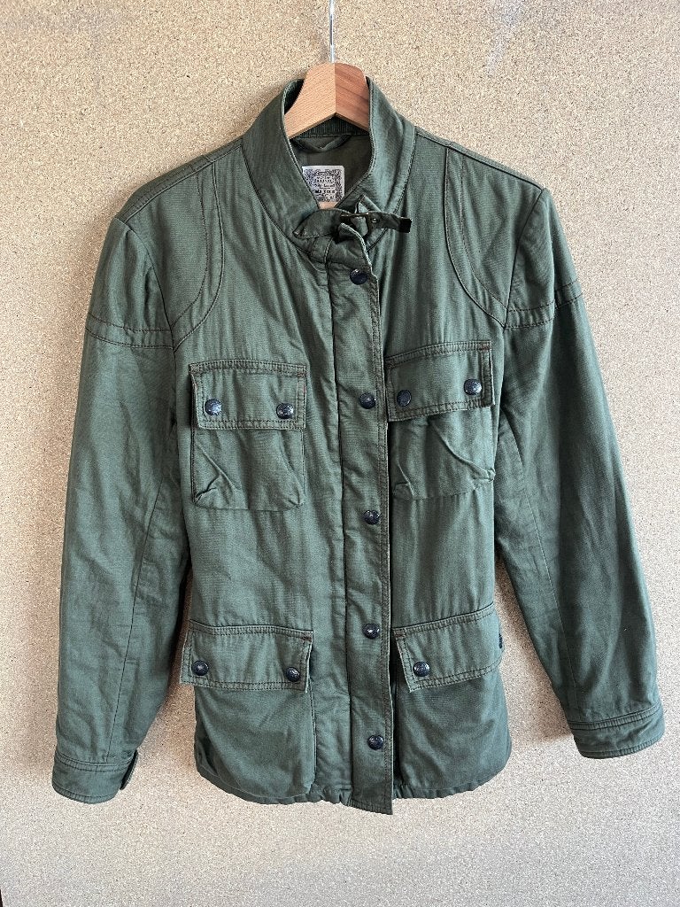 Ralph Lauren dames field jacket groen maat L, Kleding | Dames, Verzenden, Maat 42/44 (L), Zo goed als nieuw, Ralph Lauren