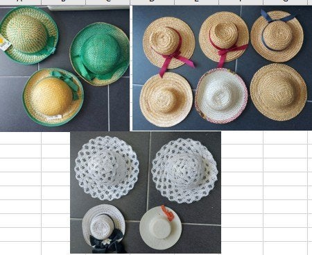 div.poppenhoedjes, Ophalen of Verzenden, Zo goed als nieuw, Accessoires