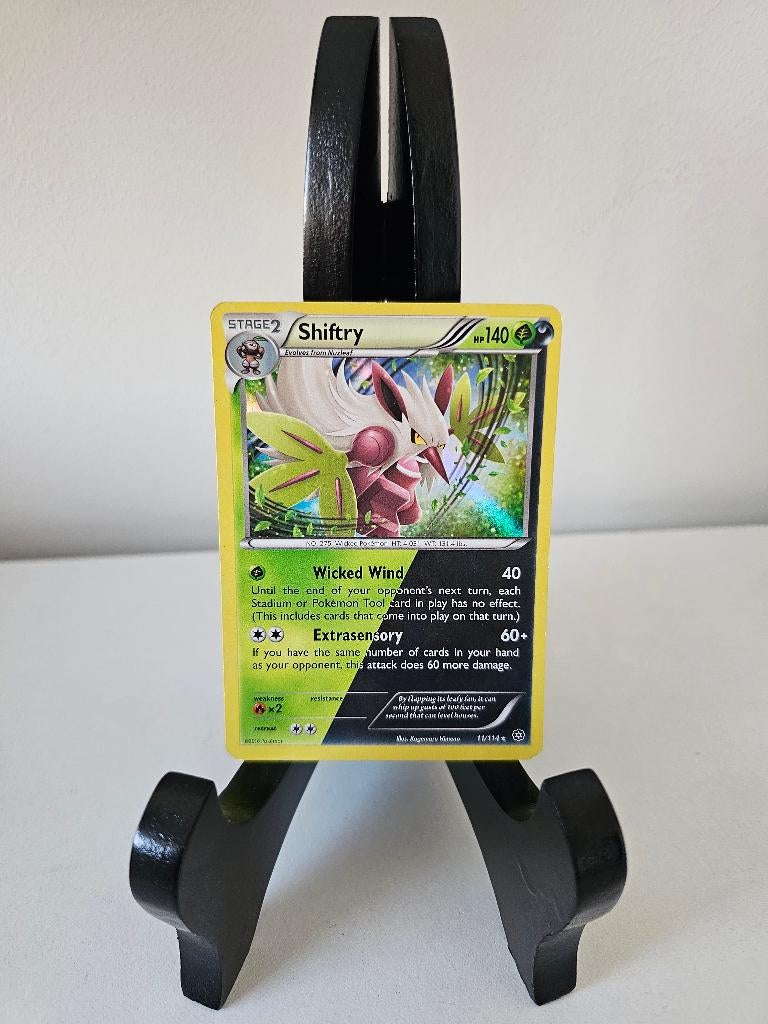 Shiftry [Holo] 11/114 | Steam Siege | 2016, Ophalen of Verzenden, Zo goed als nieuw, Losse kaart, Foil